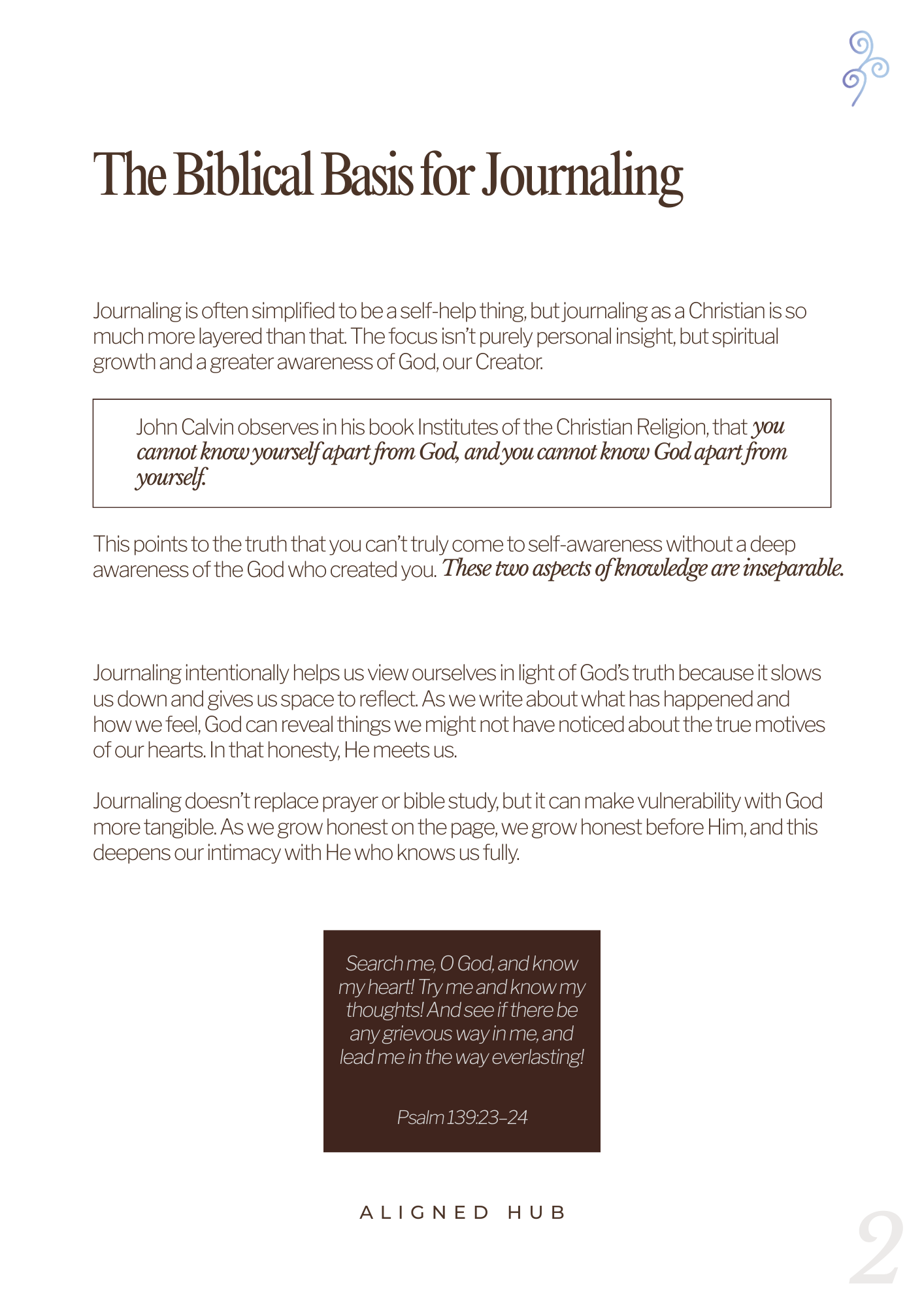 Journaling With Purpose: A Guide to Journaling as a Christian